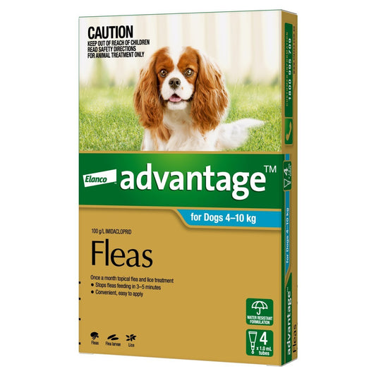 Advantage Dog 4-10kg 4's