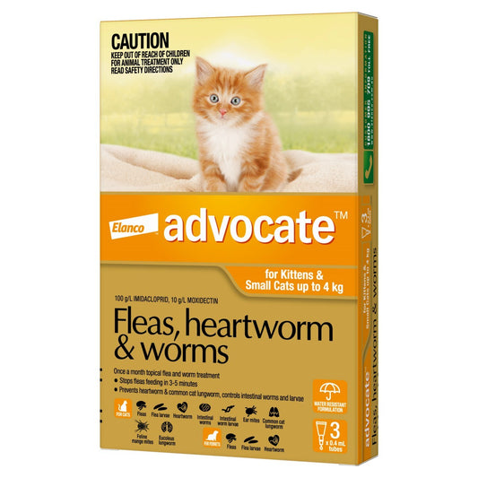 Advocate Cat under 4kg 3'S