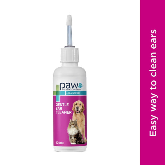 Paw by Blackmores Gentle Ear Cleaner for Cats and Dogs 120ml