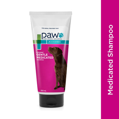 PAW by Blackmores MediDerm Gentle Medicated Shampoo for Dogs - 200ml