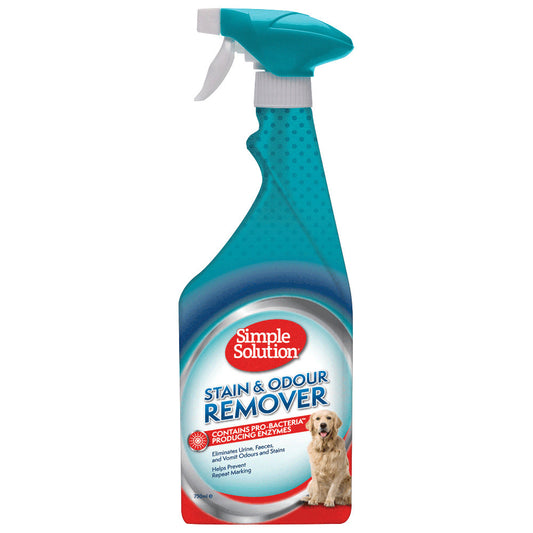 Simple Solution Dog Stain & Odour Remover Enzyme Spray - Original  750ml