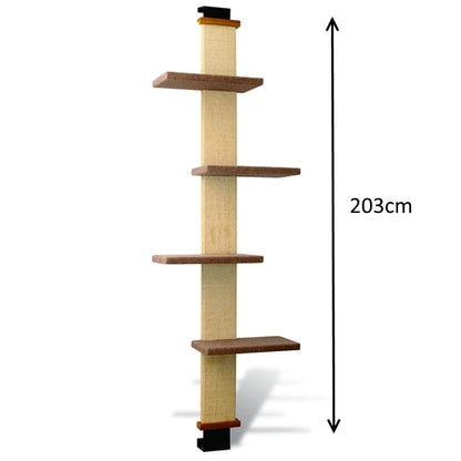 Smartcat Over-The-Door Cat Climber Scratch Tower