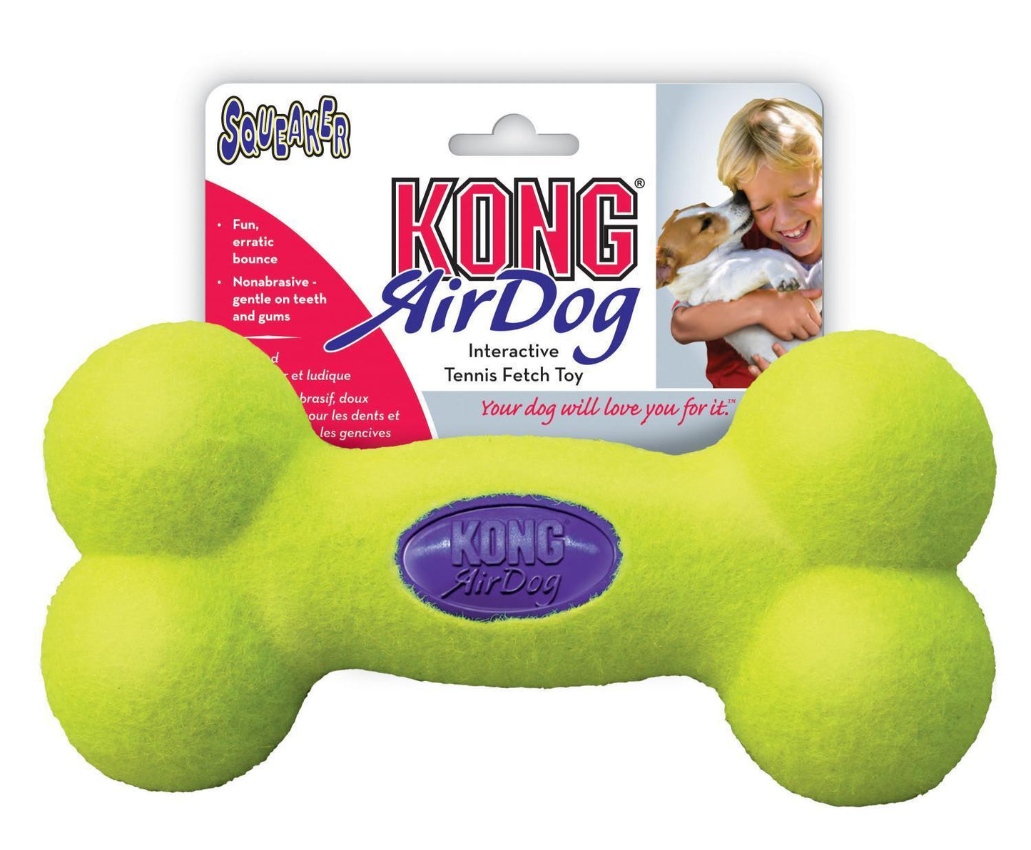 Kong Airdog Squeaker Bone Large - 3 Pack