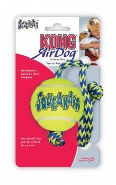 3 x KONG Airdog Squeaker Ball Wrope Medium