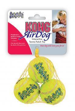 3 x KONG Airdog Squeaker Balls Small