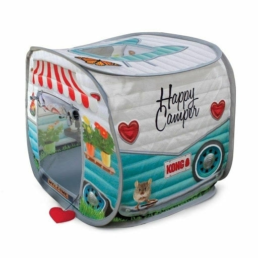 2 x KONG Play Spaces Happy Camper Pop-Up Cat House