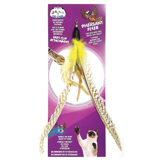 Cat Lures Replacement Toy for Cat Lures & Wands - Pheasant Flyer