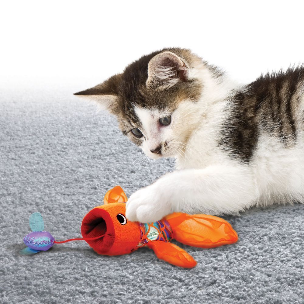 3 x KONG Cracklez Gulpz Multi-sensory Treat Dispensing Cat Toy 