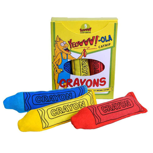 Yeowww! Cat Toys with Pure American Catnip - Yeowww!-ola Crayon