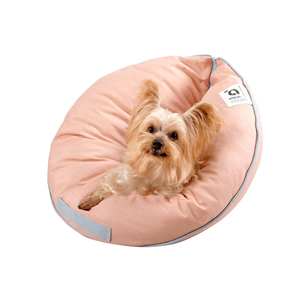 Ibiyaya Snuggler Super Comfortable Nook Pet Bed - Dusty Blue