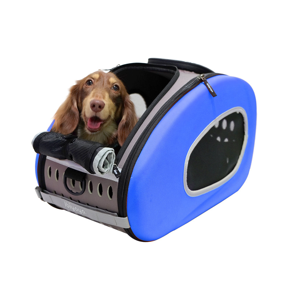 Eva Pet Carrier/Wheeled Carrier - Royal Blue by Ibiyaya