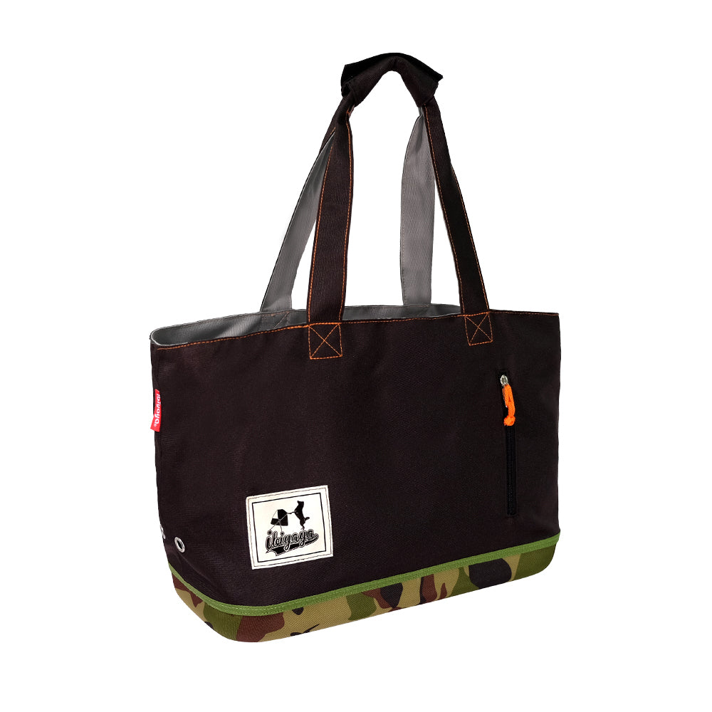 Ibiyaya Canvas Pet Carrier Tote for Pets up to 7kg - Camouflage