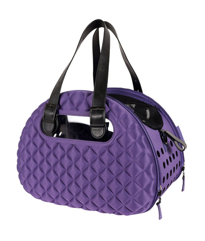 Diamond Deluxe Pet Carrier - Purple by Ibiyaya