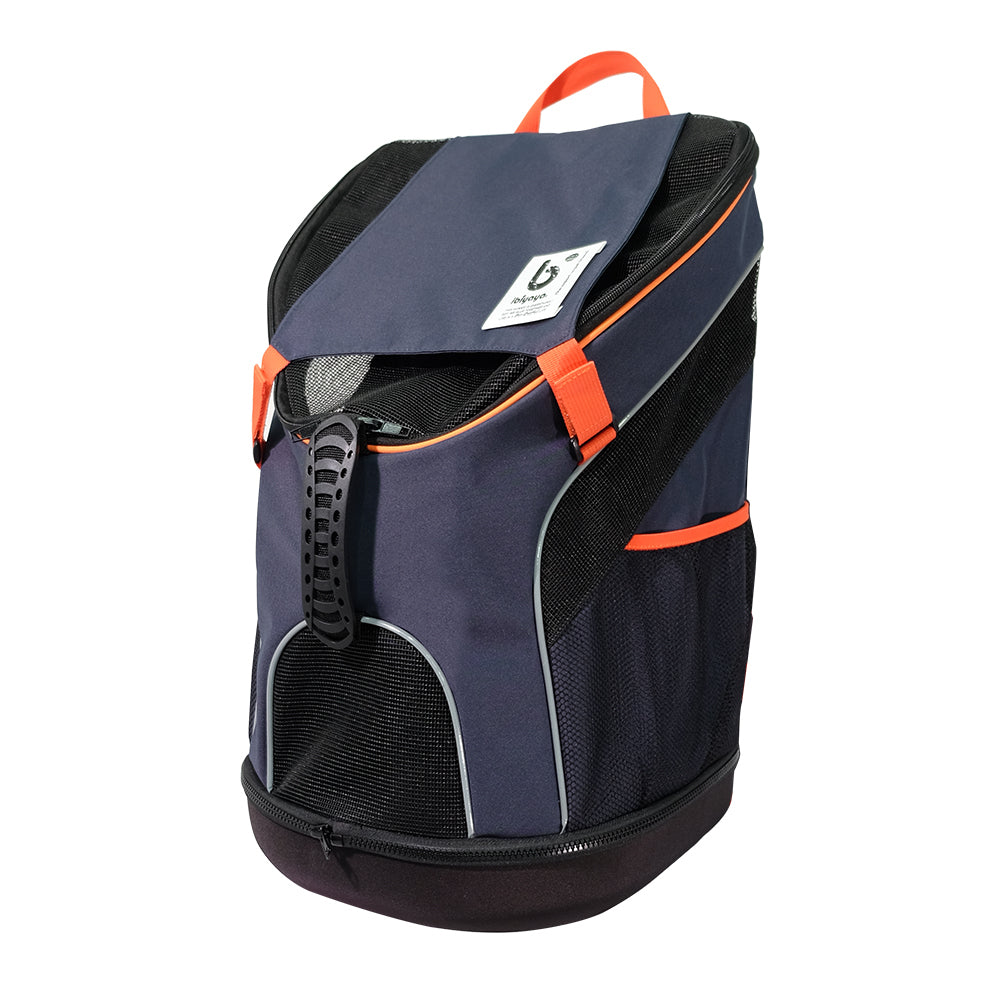 Ibiyaya Ultralight Pro New & Improved Backpack Pet Carrier - Navy Blue