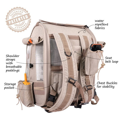 Ibiyaya Trackpack Bird Carrier Backpack