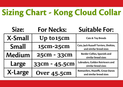 1 x KONG Cloud Collar [Size: Medium]