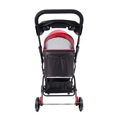 Ibiyaya Easy Strolling Pet Buggy for Cats & Dogs up to 20kg - Rouge Red