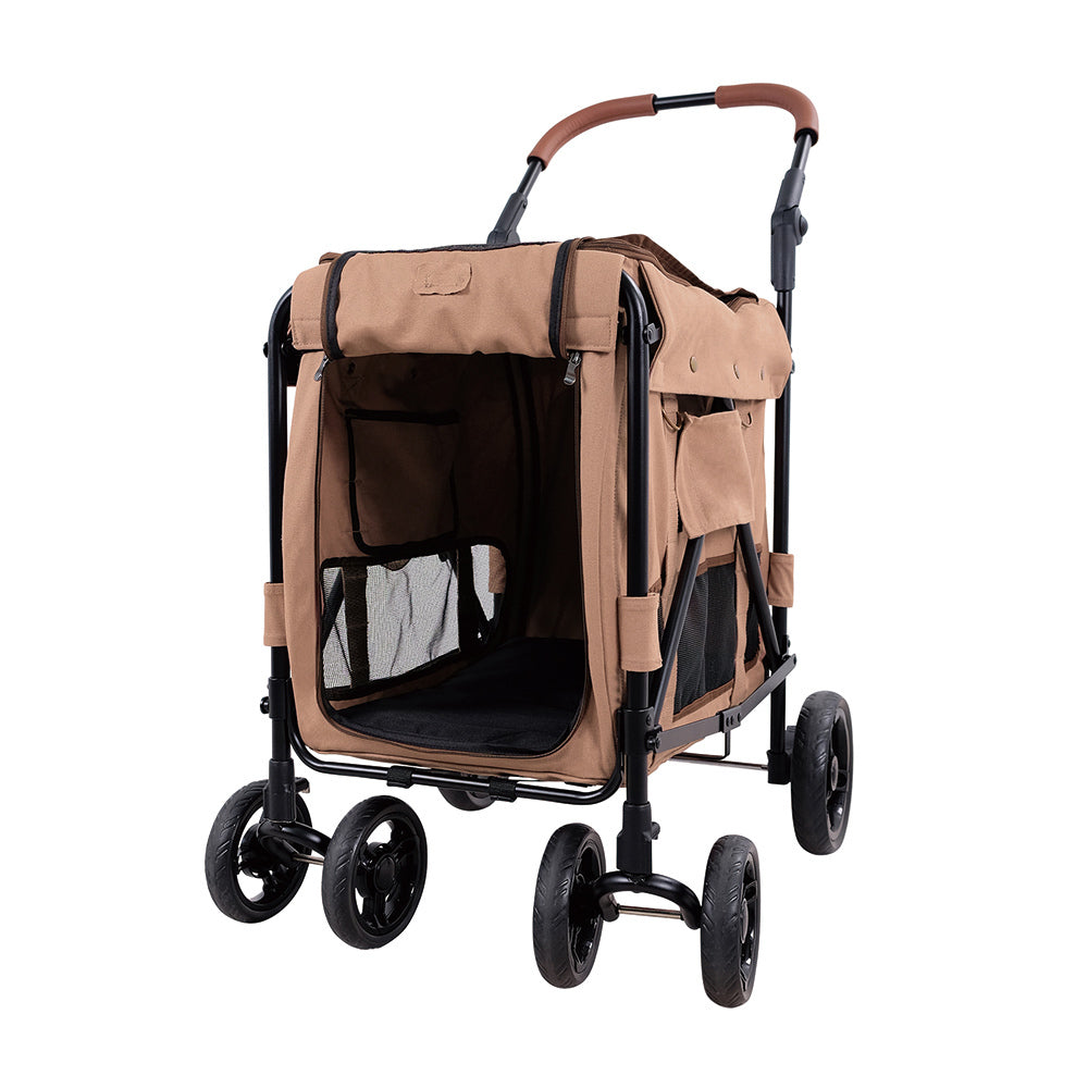 Ibiyaya Gentle Giant Dual Entry Pet Wagon for Dogs up to 25kg - Peach