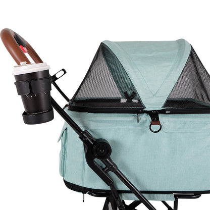 Ibiyaya Travois Tri-fold Pet Travel Stroller System - Spearmint