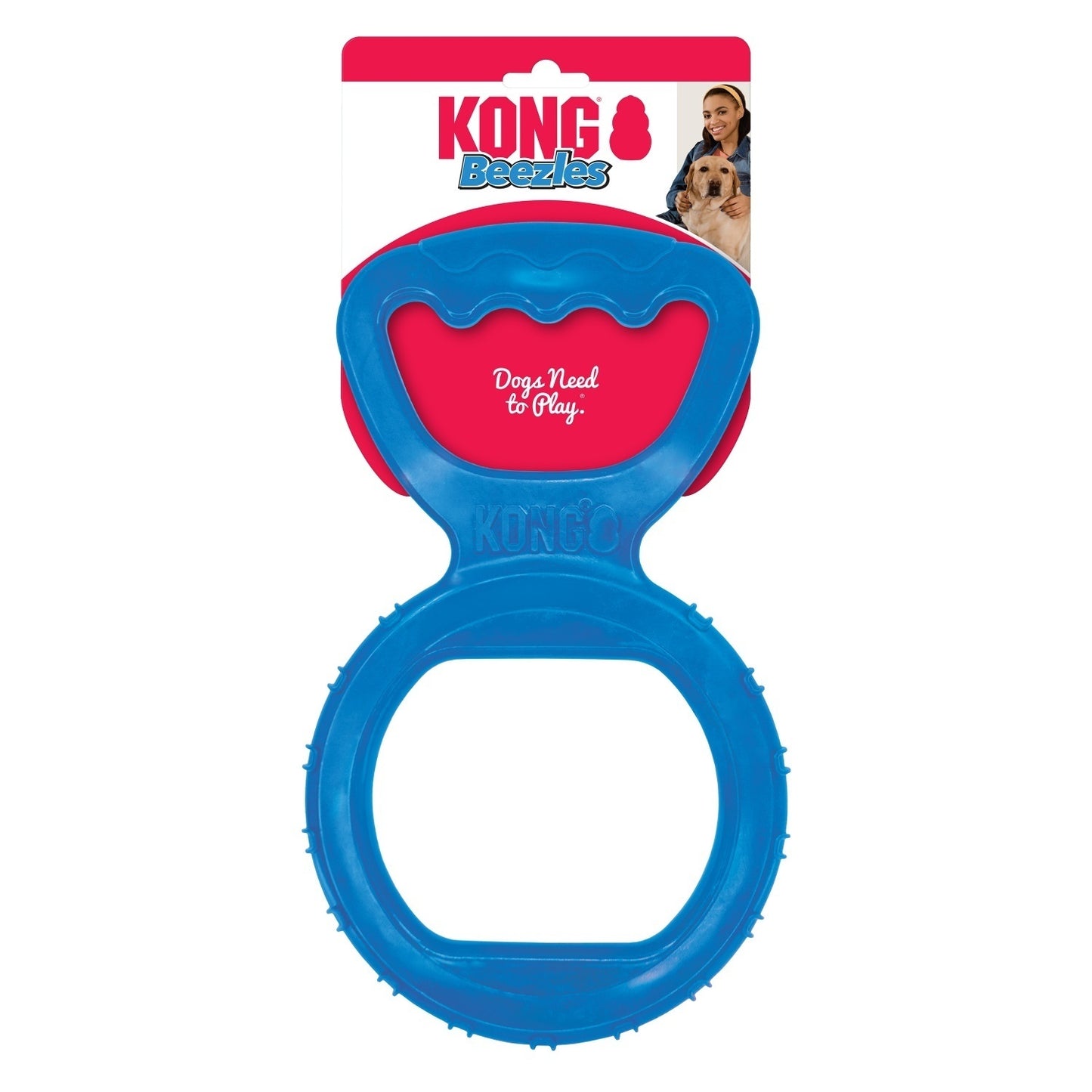 4 x KONG Beezles Tug Dog Toy in Assorted Colours