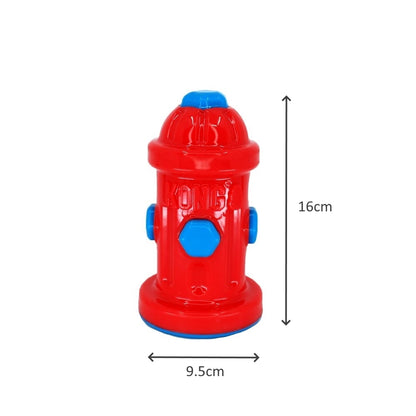 KONG Eon Fire Hydrant Floating Squeaker Dg Toy x 3