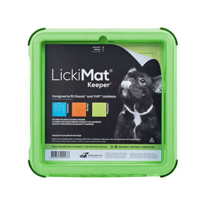 The Keeper Lickmat Pad Holder for Standard Size Lickimats - Grey