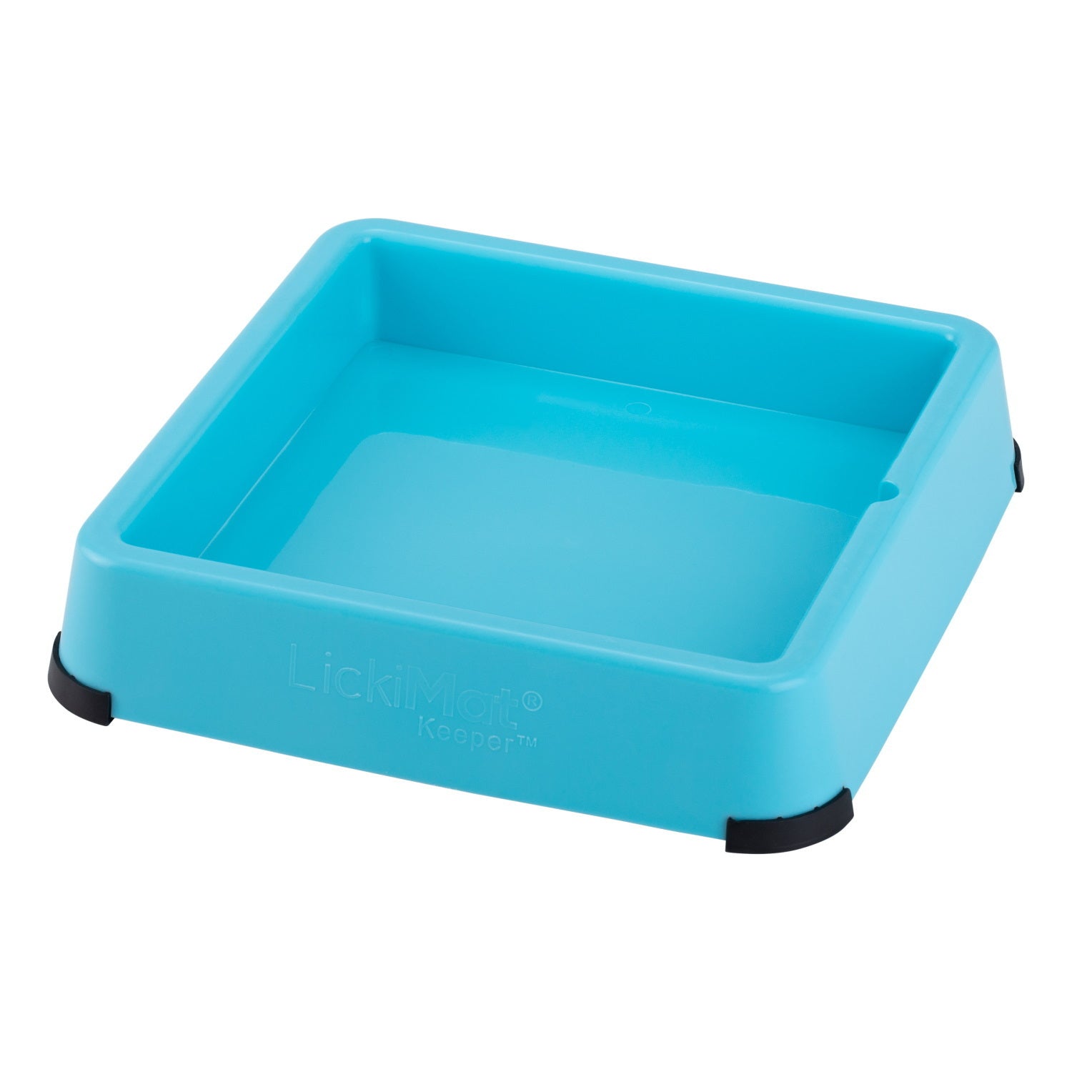 The Keeper Lickmat Pad Holder for Standard Size Lickimats - Turquoise