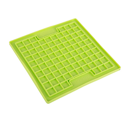 Lickimat Playdate Original Slow Food Licking Mat for Cats & Dogs - Green