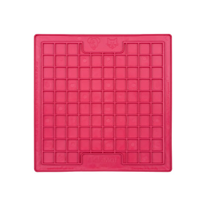 Lickimat Playdate Original Slow Food Licking Mat for Cats - Pink