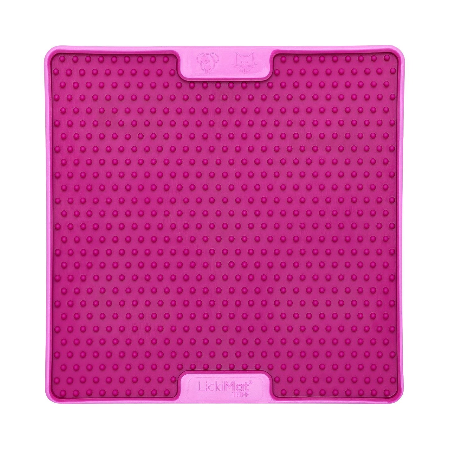 LickiMat Soother PRO Tuff Slow Food Licking Mat for Dogs - Pink