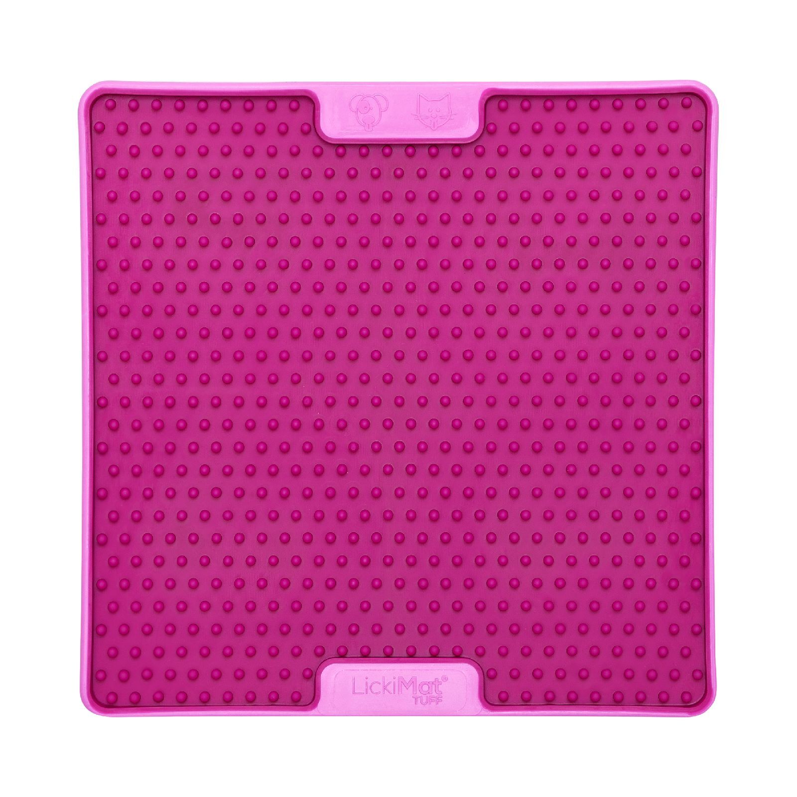 LickiMat Soother PRO Tuff Slow Food Licking Mat for Dogs - Pink