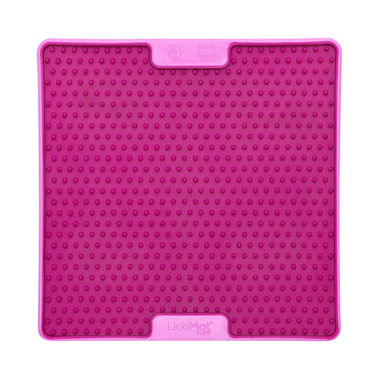 LickiMat Soother PRO Tuff Slow Food Licking Mat for Dogs - Pink