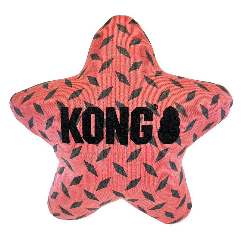 3 x KONG Maxx Star Puncture Resistant Plush Dogs Toy - Med/Large