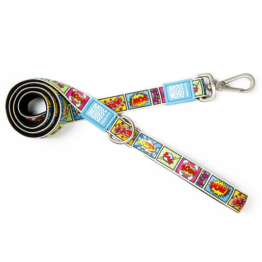 Max & Molly Dog Leash - Comic - Small