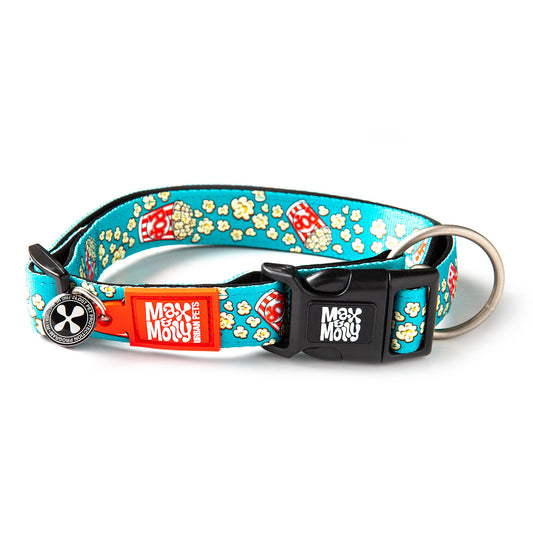 Max & Molly Smart ID Dog Collar - Popcorn - Small