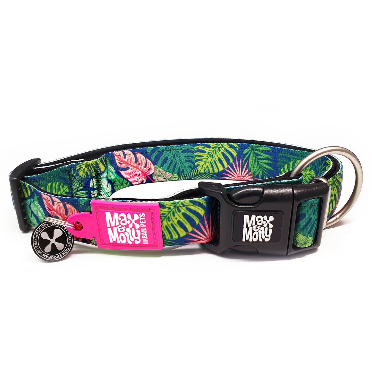 Max & Molly Smart ID Dog Collar - Tropical - Medium