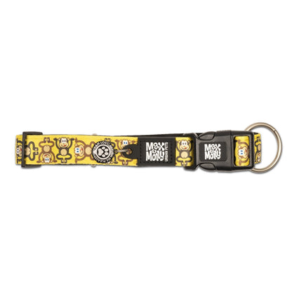 Max & Molly Smart ID Dog Collar - Monkey Maniac - Small