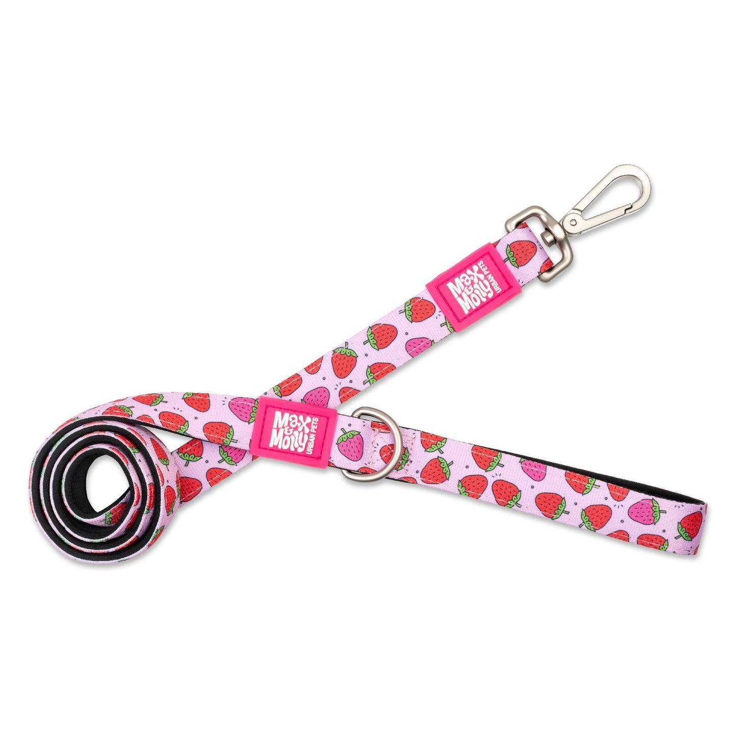 Max & Molly Dog Leash - Strawberries - Small