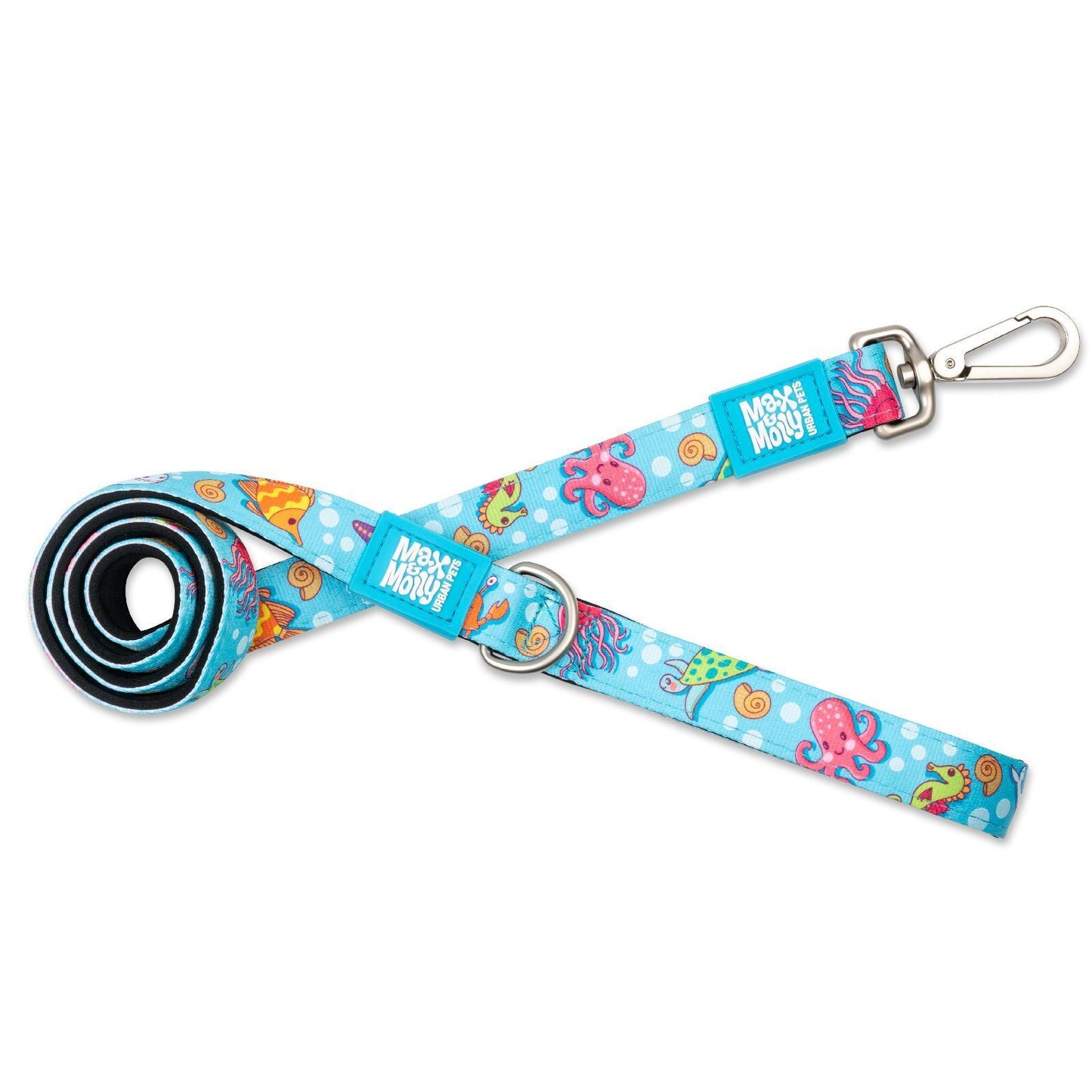 Max & Molly Dog Leash - Blue Ocean - Large