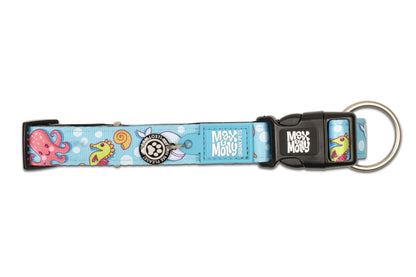 Max & Molly Smart ID Dog Collar - Blue Ocean - X-Small