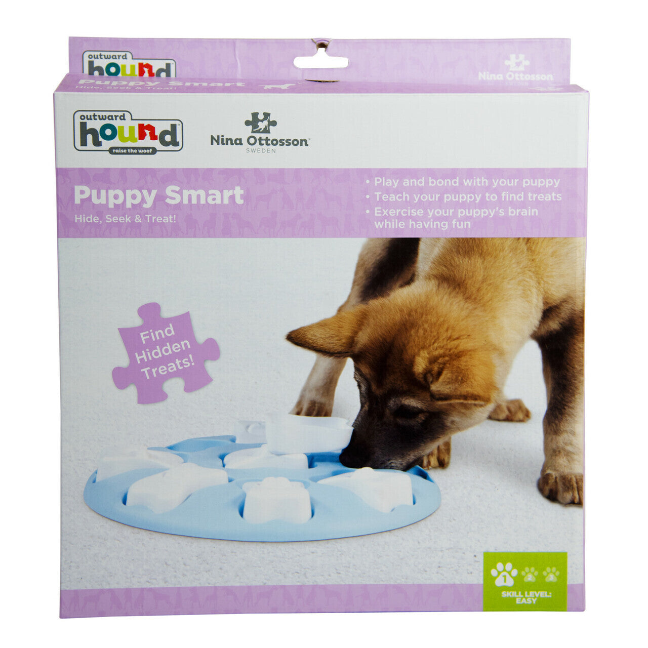 Nina Ottosson Smart Interactive Puzzle Dog Toy for Puppies - Level 1