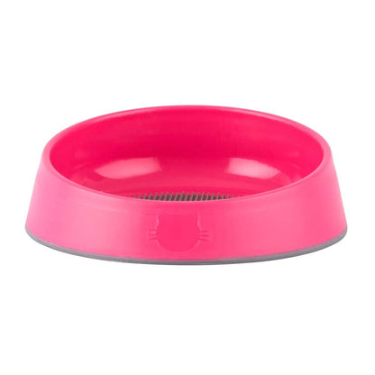 Oh Bowl Slow Food Hairball Control Cat Bowl - Pink