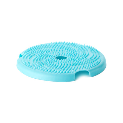 SPIN Interactive 2-in-1 Slow Feeder Lick Pad & Frisbee for Dogs - Blue