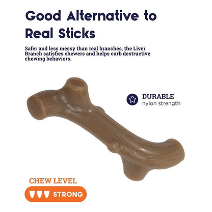 Petstages Liver Branch Flavoured Chew Stick for Dogs - Small