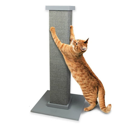 SmartCat Ultimate Heavy-Duty Sisal Cat Scratch Post - Grey