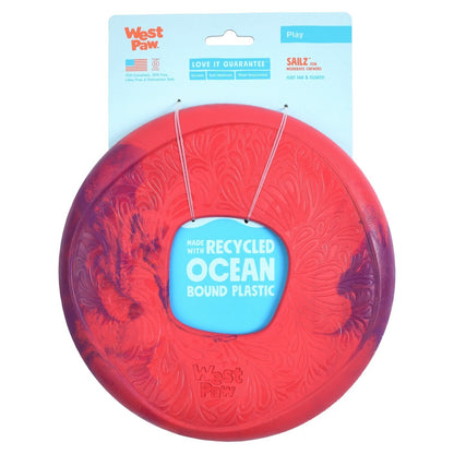 West Paw Seaflex Recycled Plastic Flyer Dog Toy - Sailz  - Surf