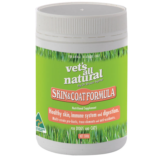 Vets All Natural Skin & Coat Formula 500G