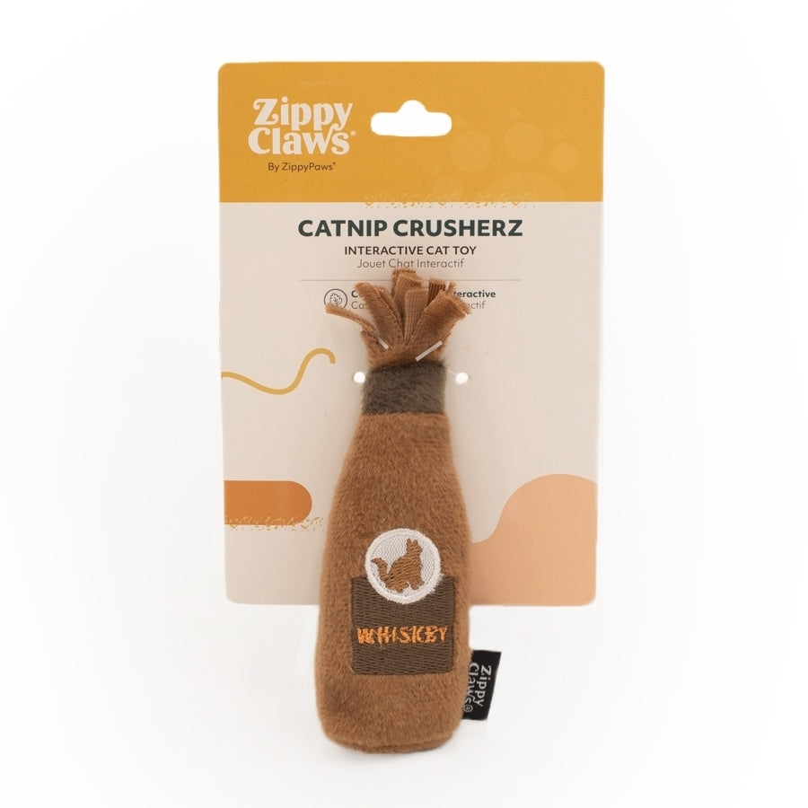 Zippy Paws ZippyClaws Catnip Crusherz Cat Toy - Whiskey 