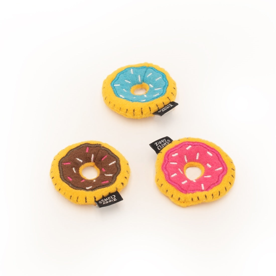 Zippy Paws ZippyClaws Mini Donutz Cat Toy 3-Pack 