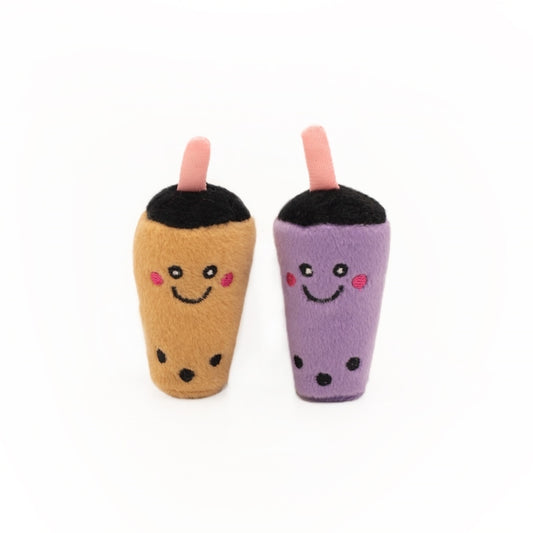 Zippy Paws ZippyClaws NomNomz Cat Toy - Milk Tea and Taro 